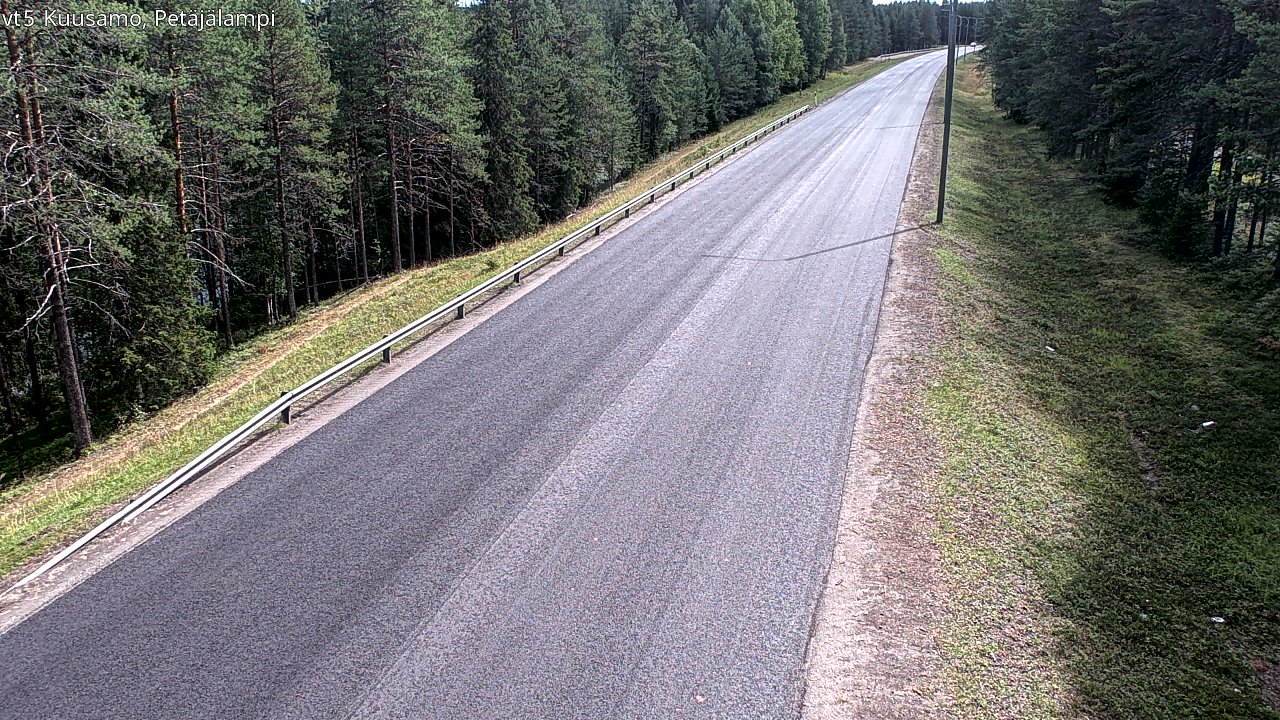 Weather Camera Image Road 5 Kuusamo, Petäjälampi, Kuusamo, Pohjois-Pohjanmaa