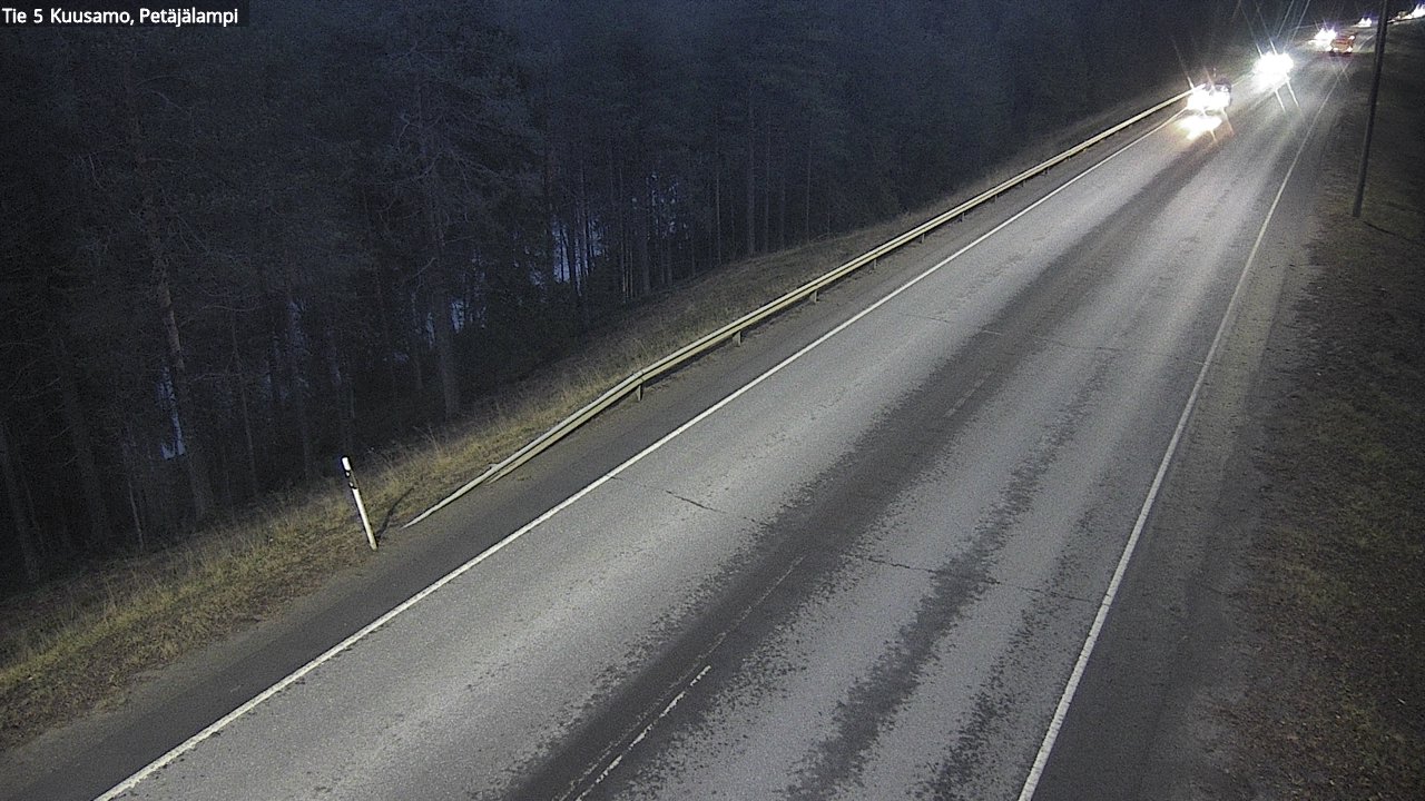 Kelikamerat Kuva Tie 5 Kuusamo, Petäjälampi, Kuusamo, Pohjois-Pohjanmaa