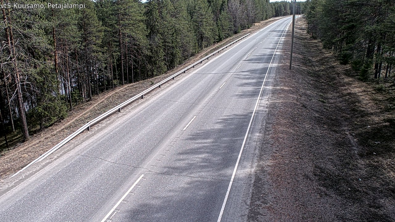 Kelikamerat Kuva Tie 5 Kuusamo, Petäjälampi, Kuusamo, Pohjois-Pohjanmaa