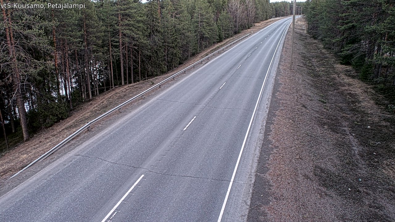 Kelikamerat Kuva Tie 5 Kuusamo, Petäjälampi, Kuusamo, Pohjois-Pohjanmaa