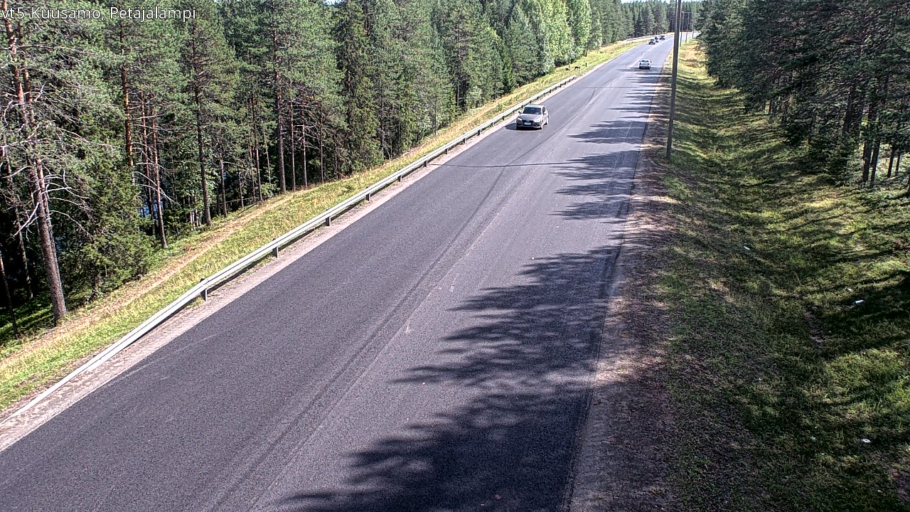 Weather Camera Image Väg 5 Kuusamo, Petäjälampi, Kuusamo, Pohjois-Pohjanmaa