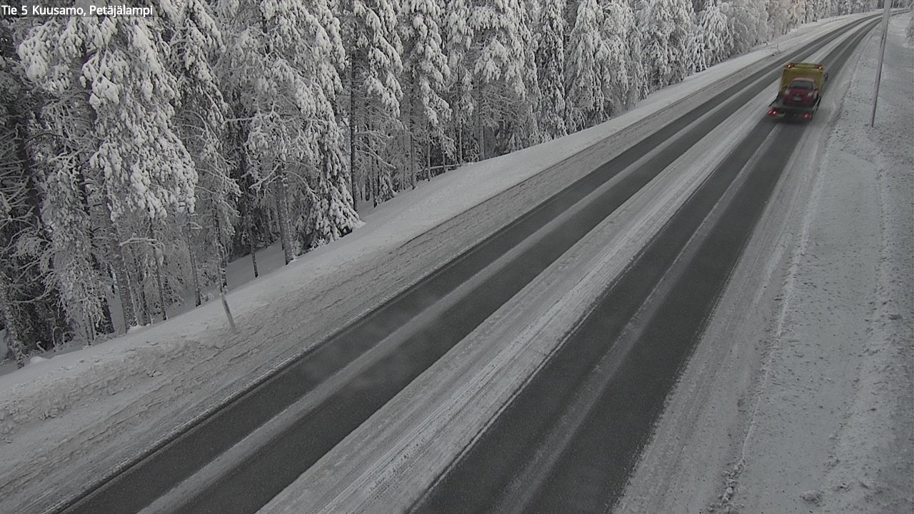 Weather Camera Image Road 5 Kuusamo, Petäjälampi, Kuusamo, Pohjois-Pohjanmaa