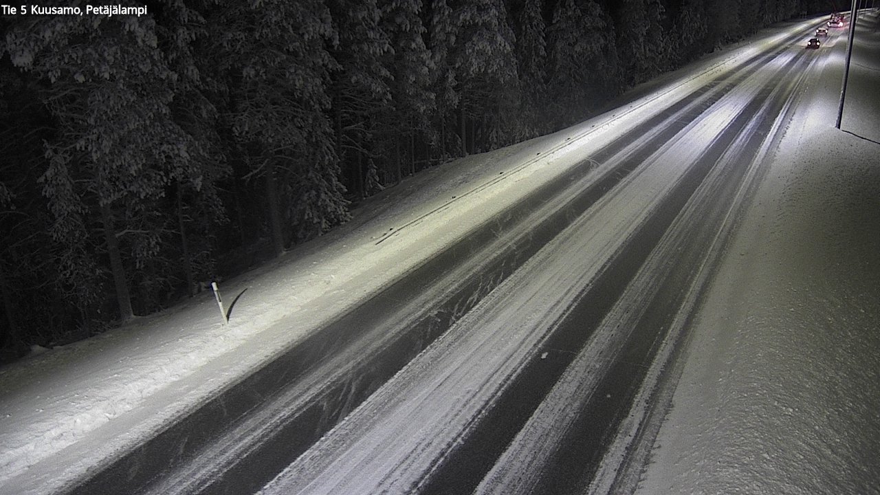 Weather Camera Image Road 5 Kuusamo, Petäjälampi, Kuusamo, Pohjois-Pohjanmaa