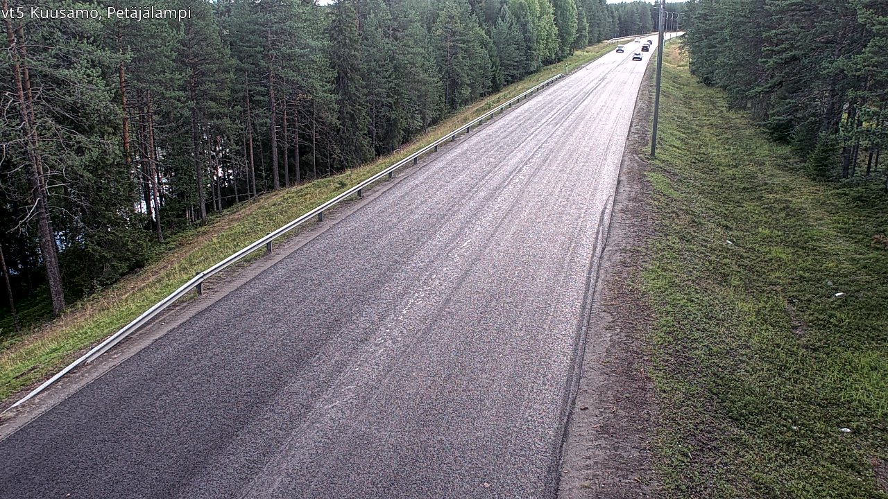Weather Camera Image Road 5 Kuusamo, Petäjälampi, Kuusamo, Pohjois-Pohjanmaa