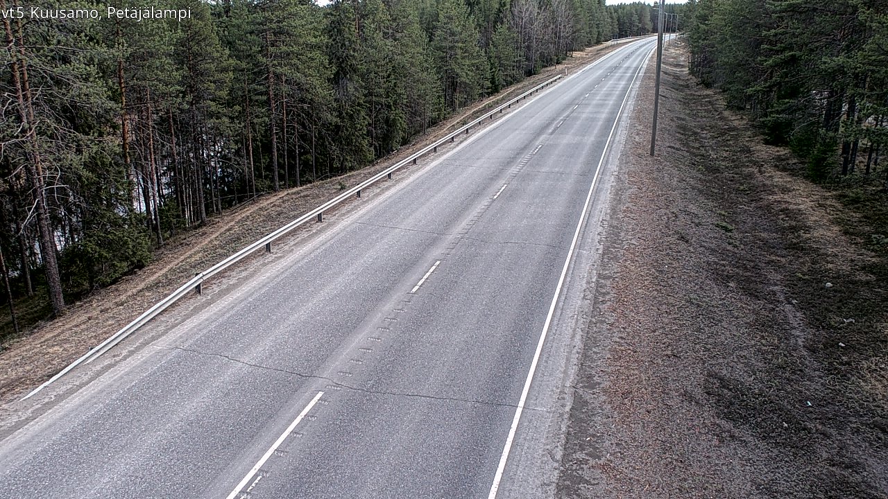 Kelikamerat Kuva Tie 5 Kuusamo, Petäjälampi, Kuusamo, Pohjois-Pohjanmaa