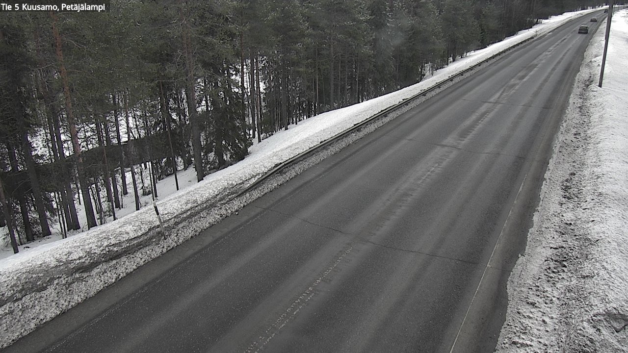 Kelikamerat Kuva Tie 5 Kuusamo, Petäjälampi, Kuusamo, Pohjois-Pohjanmaa