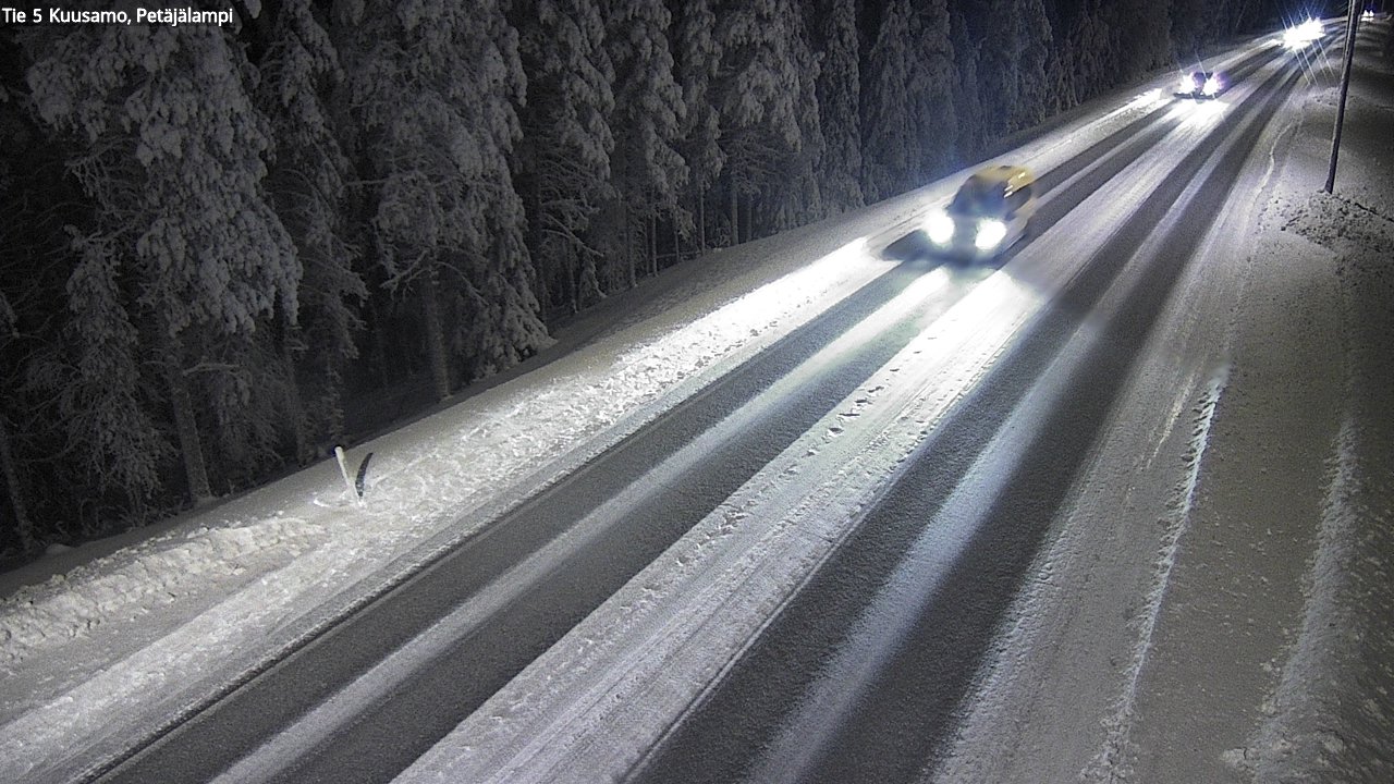 Kelikamerat Kuva Tie 5 Kuusamo, Petäjälampi, Kuusamo, Pohjois-Pohjanmaa