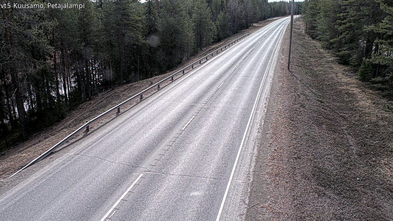 Kelikamerat Kuva Tie 5 Kuusamo, Petäjälampi, Kuusamo, Pohjois-Pohjanmaa