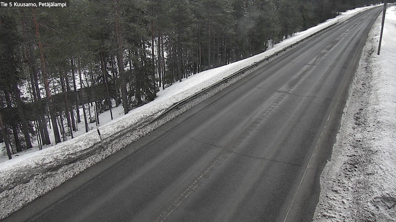 Kelikamerat Kuva Tie 5 Kuusamo, Petäjälampi, Kuusamo, Pohjois-Pohjanmaa