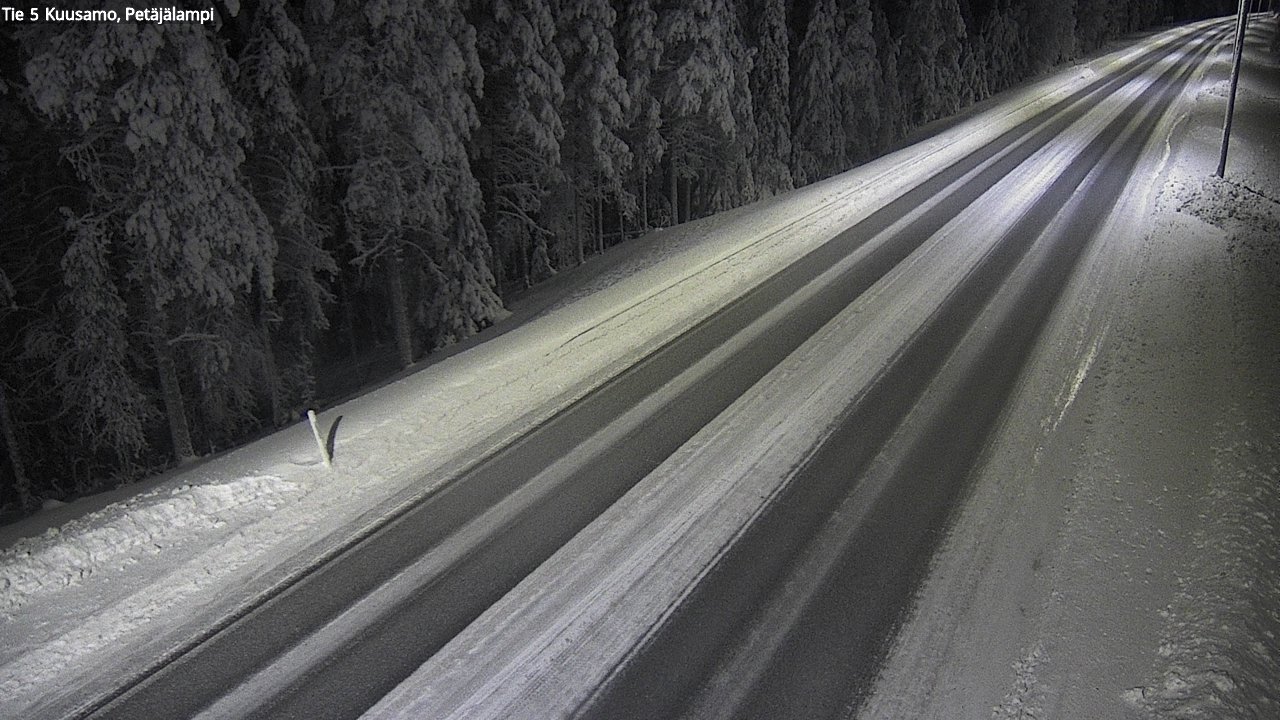 Kelikamerat Kuva Tie 5 Kuusamo, Petäjälampi, Kuusamo, Pohjois-Pohjanmaa
