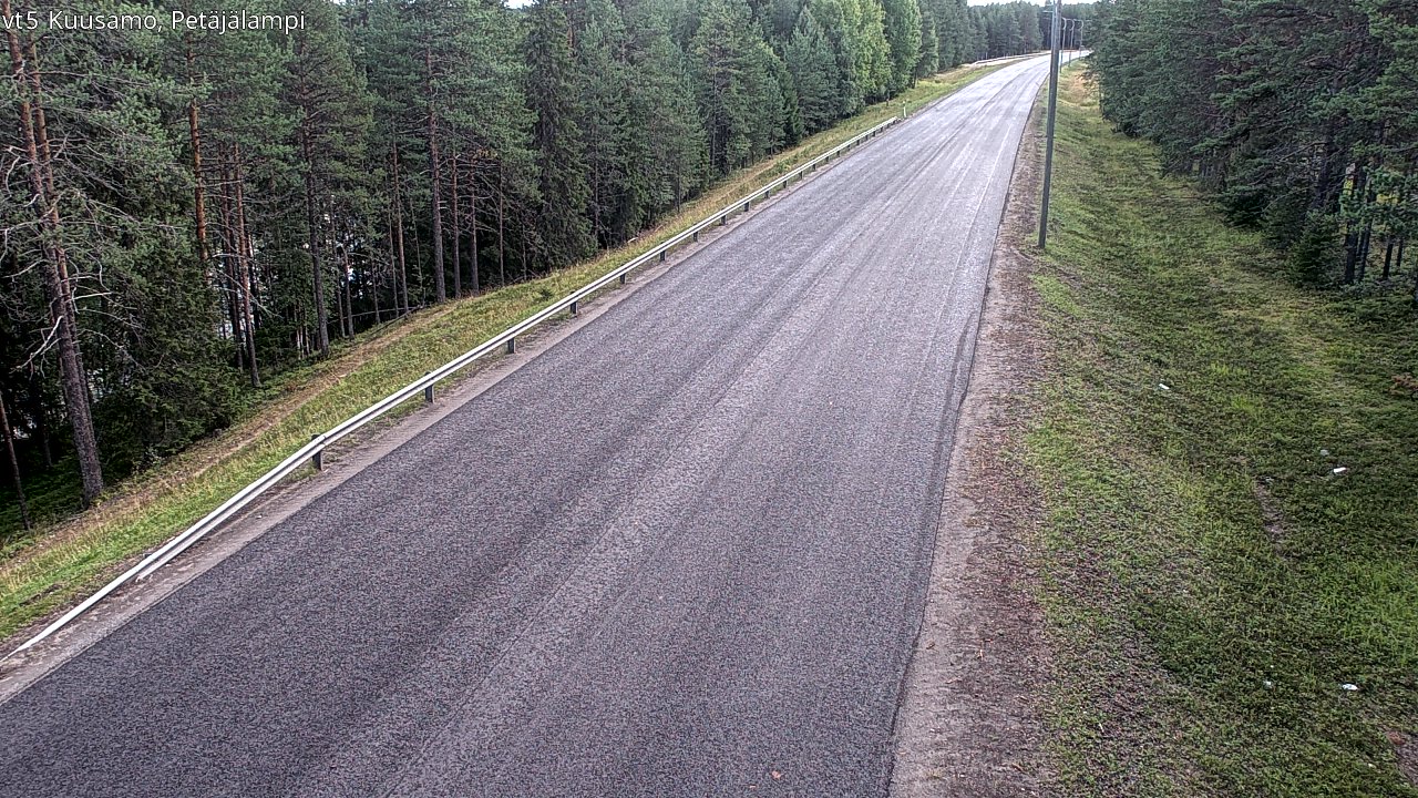 Weather Camera Image Road 5 Kuusamo, Petäjälampi, Kuusamo, Pohjois-Pohjanmaa