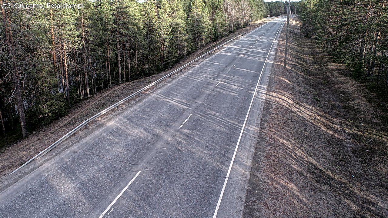 Kelikamerat Kuva Tie 5 Kuusamo, Petäjälampi, Kuusamo, Pohjois-Pohjanmaa
