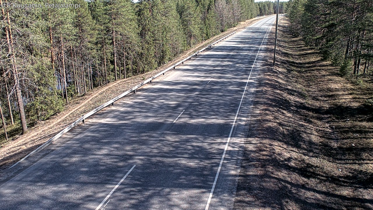 Kelikamerat Kuva Tie 5 Kuusamo, Petäjälampi, Kuusamo, Pohjois-Pohjanmaa