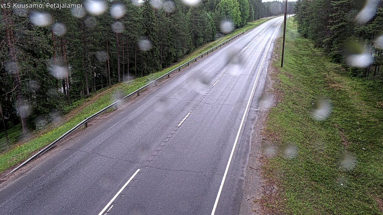 Weather Camera Image Road 5 Kuusamo, Petäjälampi, Kuusamo, Pohjois-Pohjanmaa