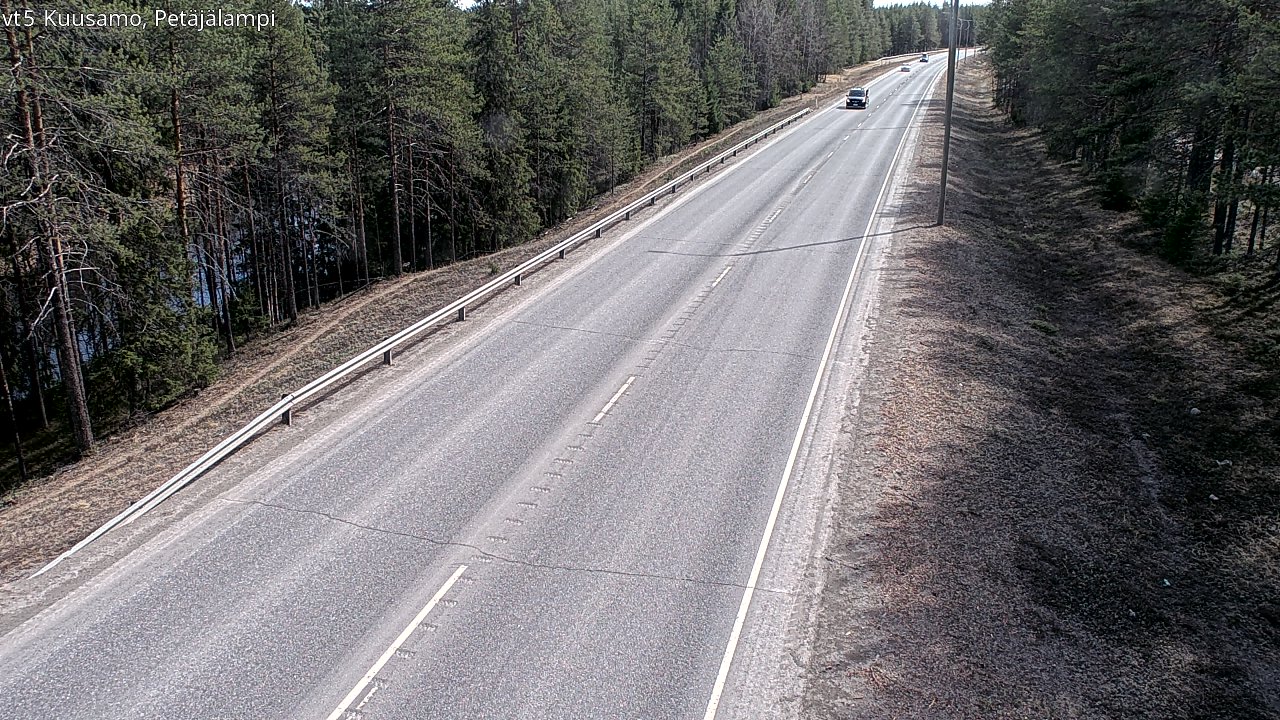 Kelikamerat Kuva Tie 5 Kuusamo, Petäjälampi, Kuusamo, Pohjois-Pohjanmaa