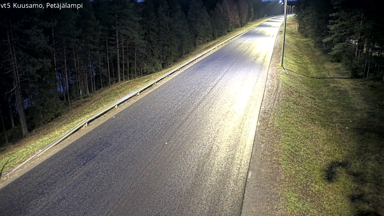 Weather Camera Image Road 5 Kuusamo, Petäjälampi, Kuusamo, Pohjois-Pohjanmaa