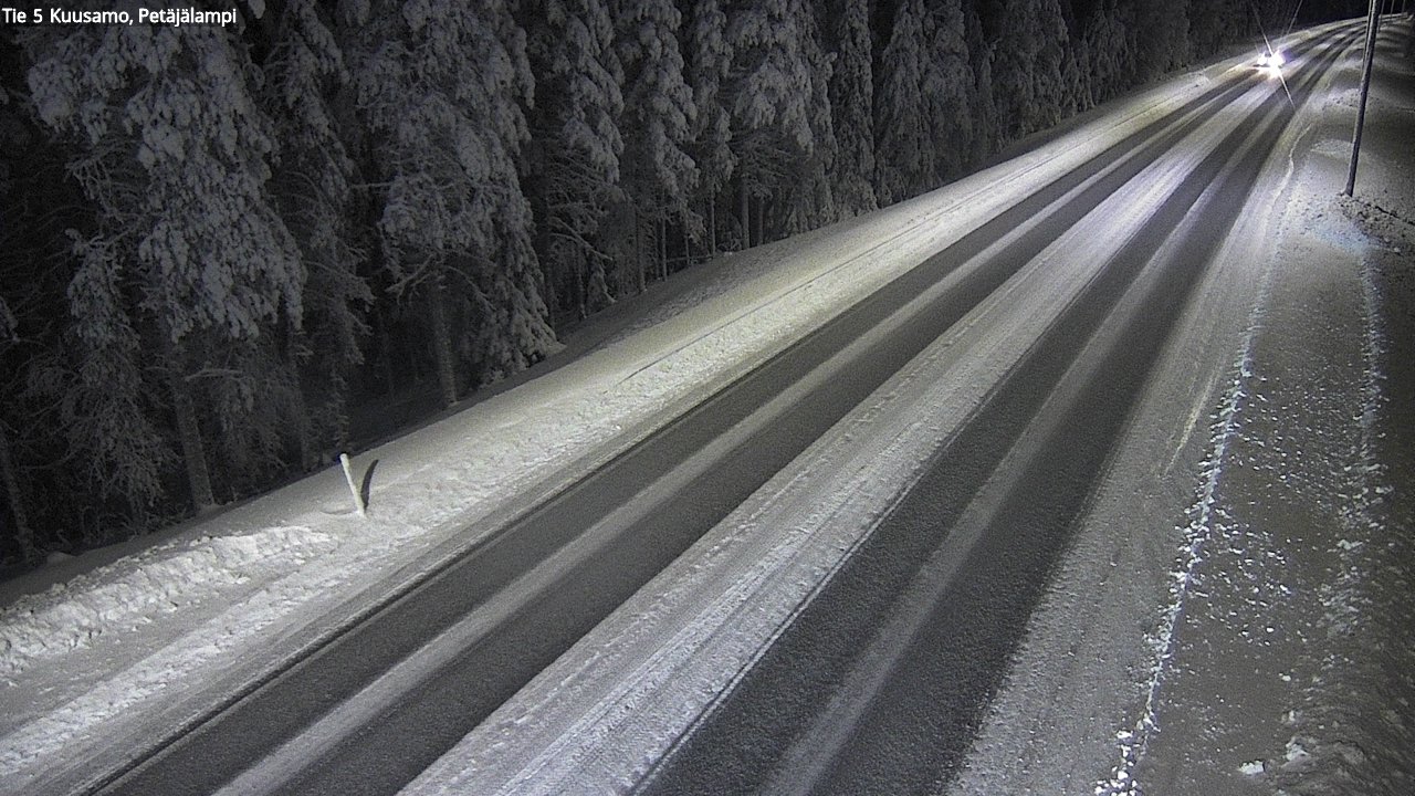 Kelikamerat Kuva Tie 5 Kuusamo, Petäjälampi, Kuusamo, Pohjois-Pohjanmaa