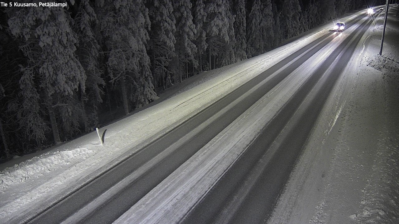 Kelikamerat Kuva Tie 5 Kuusamo, Petäjälampi, Kuusamo, Pohjois-Pohjanmaa