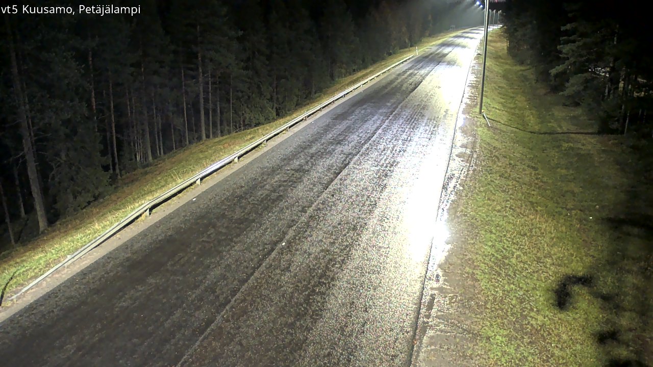 Weather Camera Image Road 5 Kuusamo, Petäjälampi, Kuusamo, Pohjois-Pohjanmaa