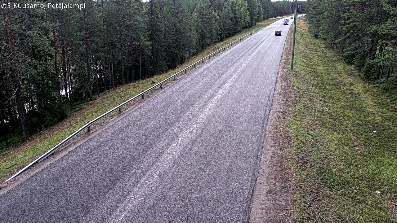 Weather Camera Image Road 5 Kuusamo, Petäjälampi, Kuusamo, Pohjois-Pohjanmaa