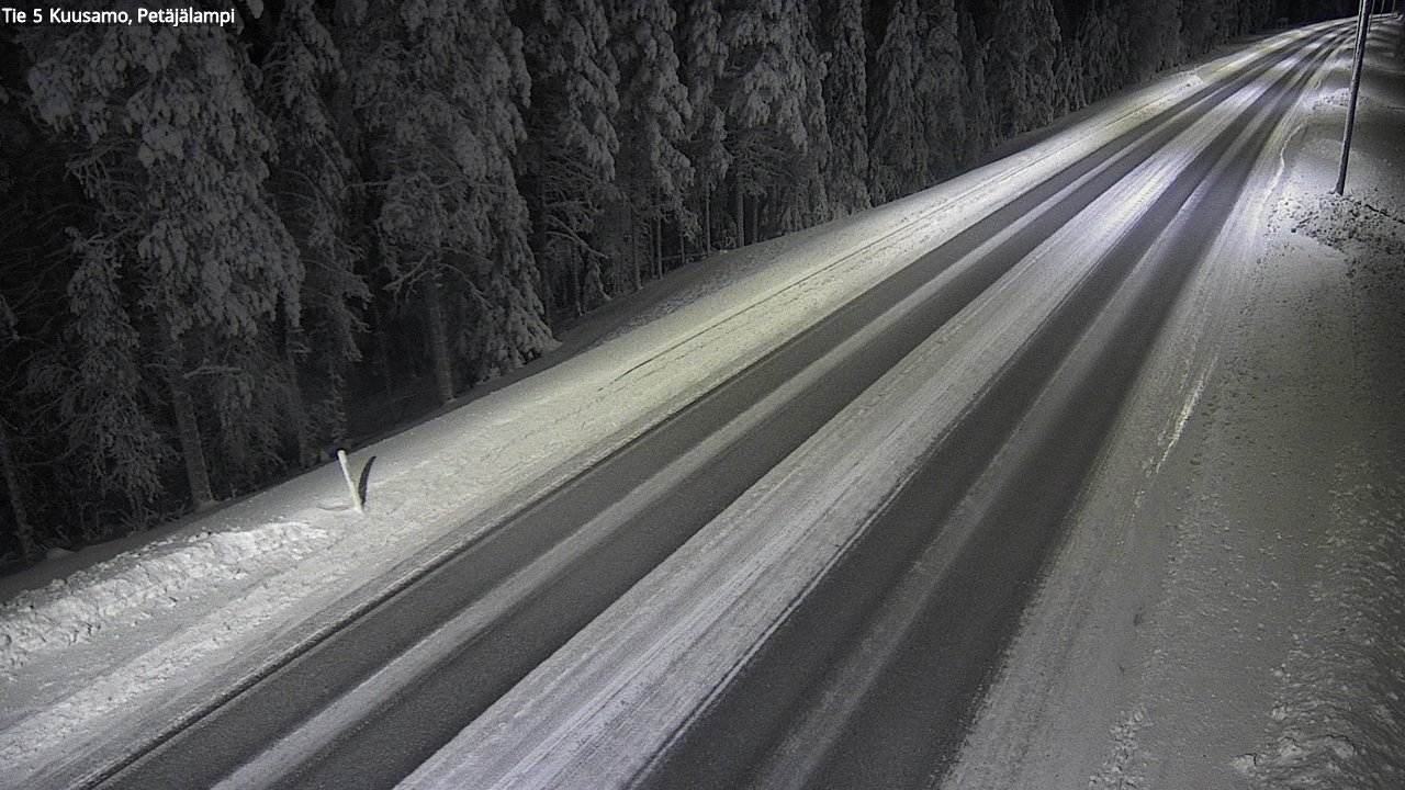 Kelikamerat Kuva Tie 5 Kuusamo, Petäjälampi, Kuusamo, Pohjois-Pohjanmaa
