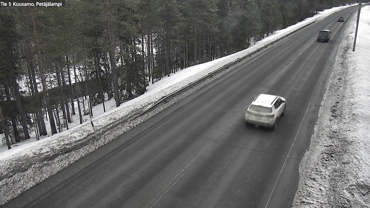 Kelikamerat Kuva Tie 5 Kuusamo, Petäjälampi, Kuusamo, Pohjois-Pohjanmaa