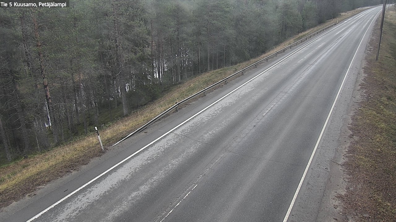 Kelikamerat Kuva Tie 5 Kuusamo, Petäjälampi, Kuusamo, Pohjois-Pohjanmaa