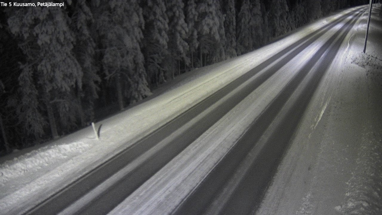 Kelikamerat Kuva Tie 5 Kuusamo, Petäjälampi, Kuusamo, Pohjois-Pohjanmaa