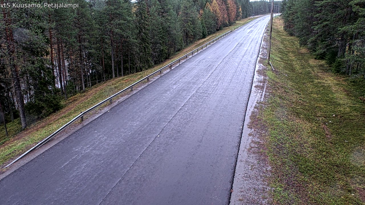 Weather Camera Image Road 5 Kuusamo, Petäjälampi, Kuusamo, Pohjois-Pohjanmaa