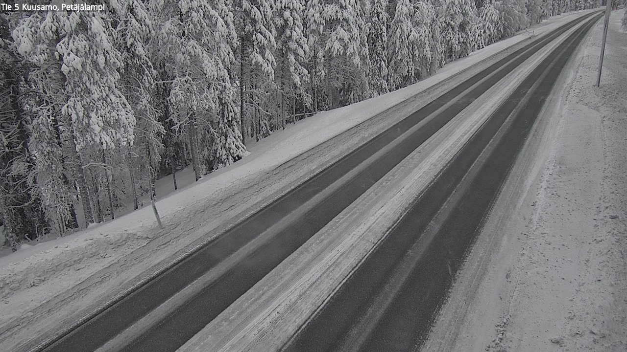 Kelikamerat Kuva Tie 5 Kuusamo, Petäjälampi, Kuusamo, Pohjois-Pohjanmaa
