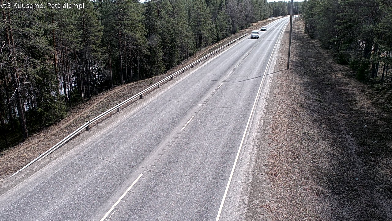 Kelikamerat Kuva Tie 5 Kuusamo, Petäjälampi, Kuusamo, Pohjois-Pohjanmaa
