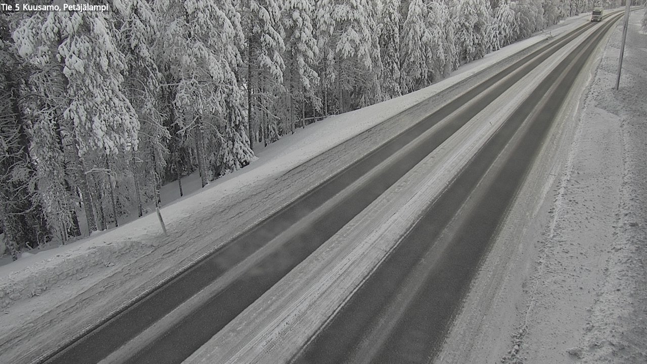 Kelikamerat Kuva Tie 5 Kuusamo, Petäjälampi, Kuusamo, Pohjois-Pohjanmaa
