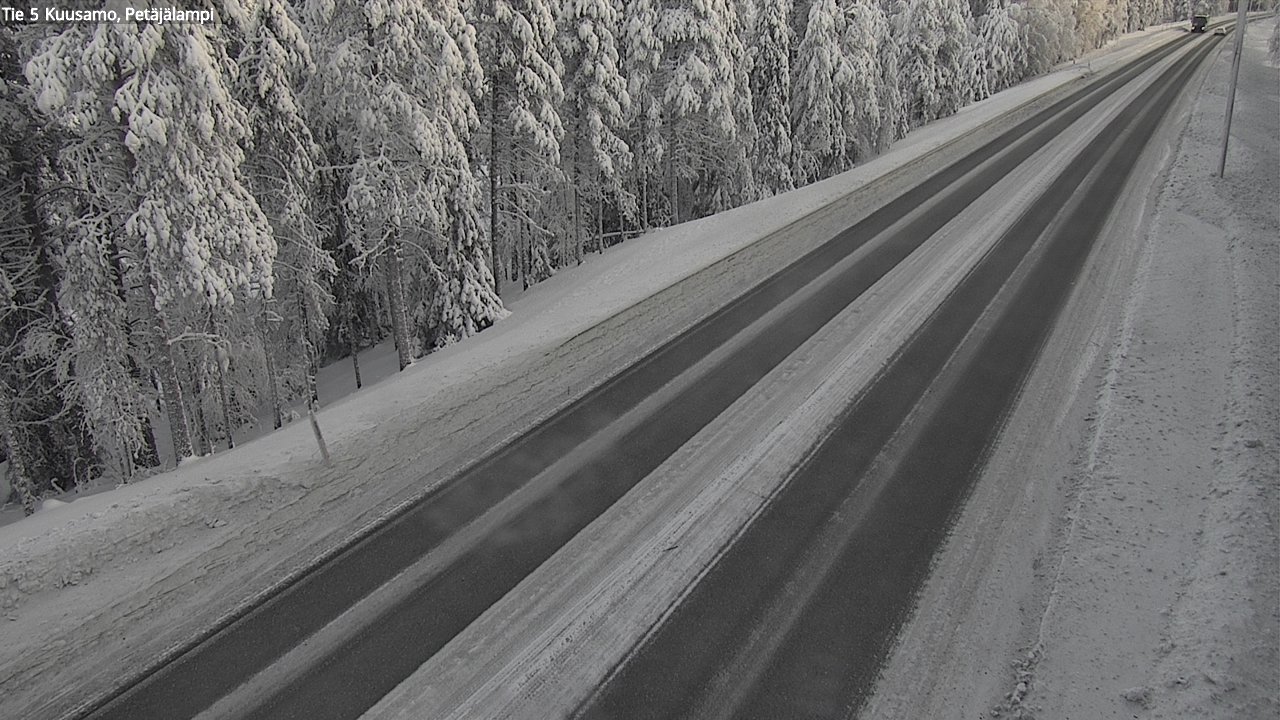 Weather Camera Image Road 5 Kuusamo, Petäjälampi, Kuusamo, Pohjois-Pohjanmaa