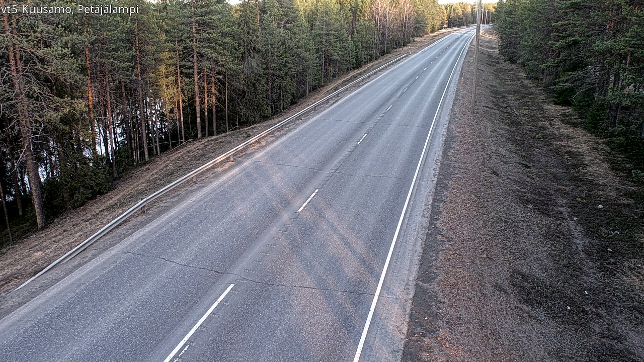 Kelikamerat Kuva Tie 5 Kuusamo, Petäjälampi, Kuusamo, Pohjois-Pohjanmaa