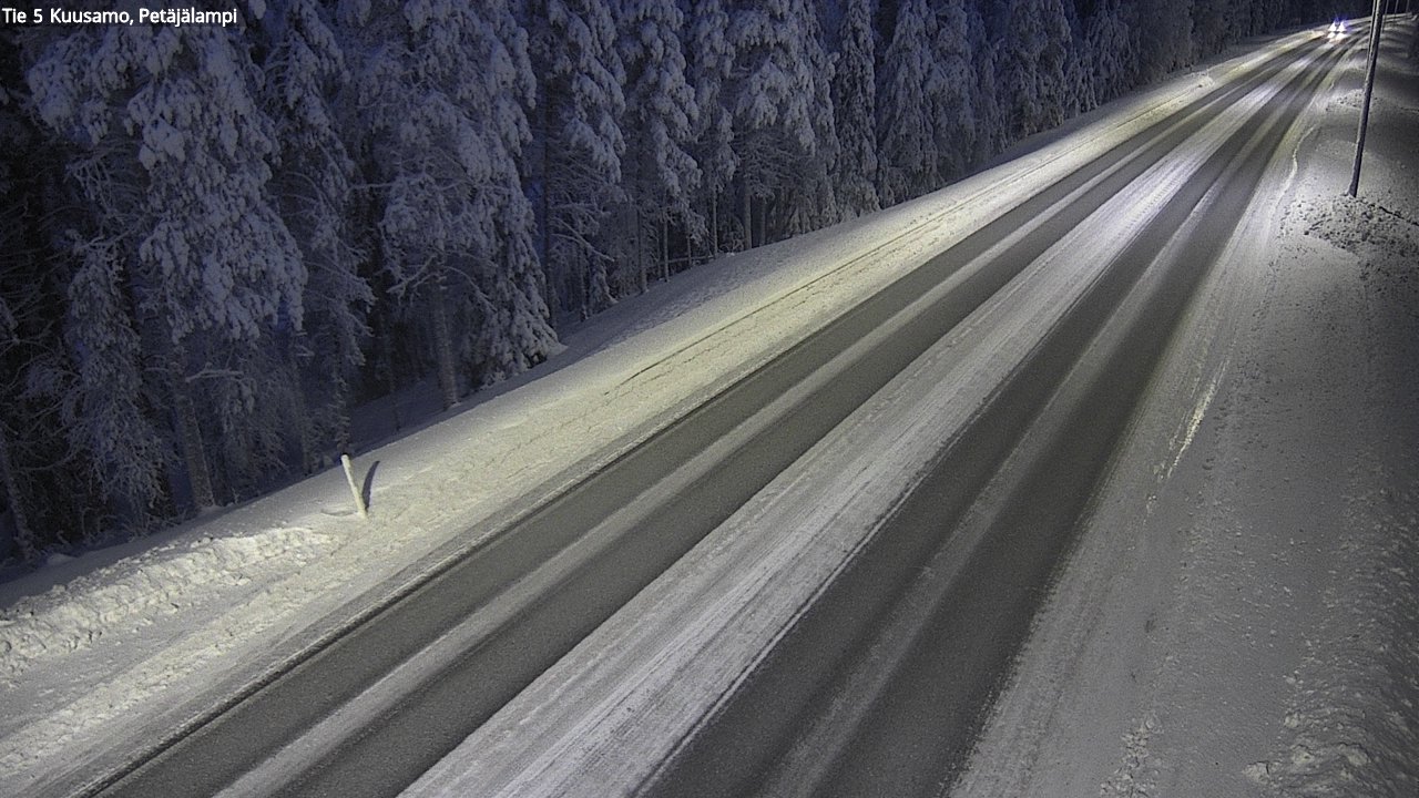 Kelikamerat Kuva Tie 5 Kuusamo, Petäjälampi, Kuusamo, Pohjois-Pohjanmaa