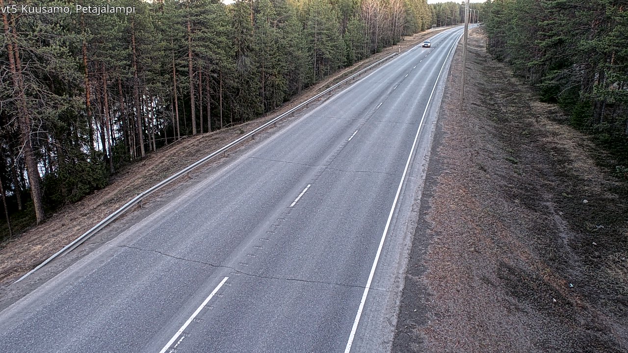 Kelikamerat Kuva Tie 5 Kuusamo, Petäjälampi, Kuusamo, Pohjois-Pohjanmaa