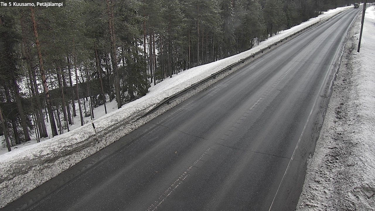 Kelikamerat Kuva Tie 5 Kuusamo, Petäjälampi, Kuusamo, Pohjois-Pohjanmaa