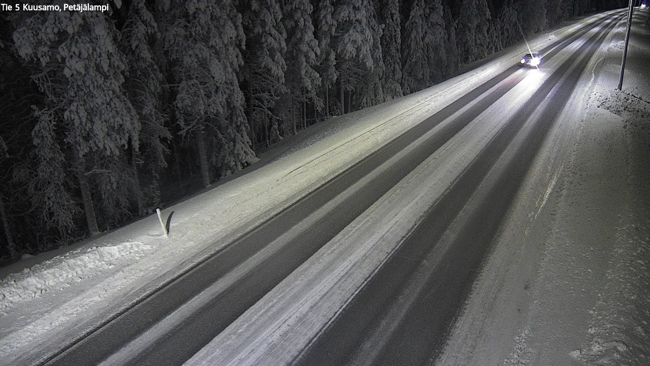 Kelikamerat Kuva Tie 5 Kuusamo, Petäjälampi, Kuusamo, Pohjois-Pohjanmaa