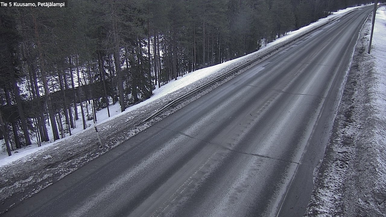 Weather Camera Image Road 5 Kuusamo, Petäjälampi, Kuusamo, Pohjois-Pohjanmaa