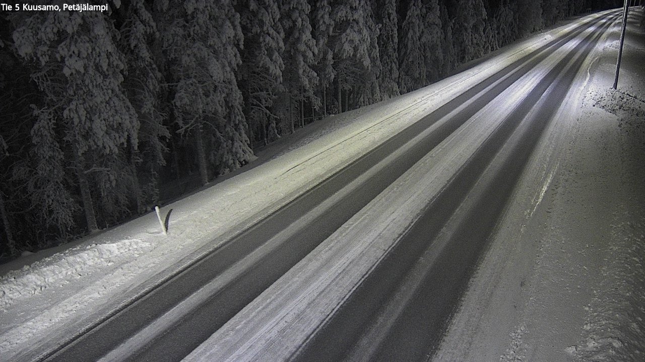 Kelikamerat Kuva Tie 5 Kuusamo, Petäjälampi, Kuusamo, Pohjois-Pohjanmaa