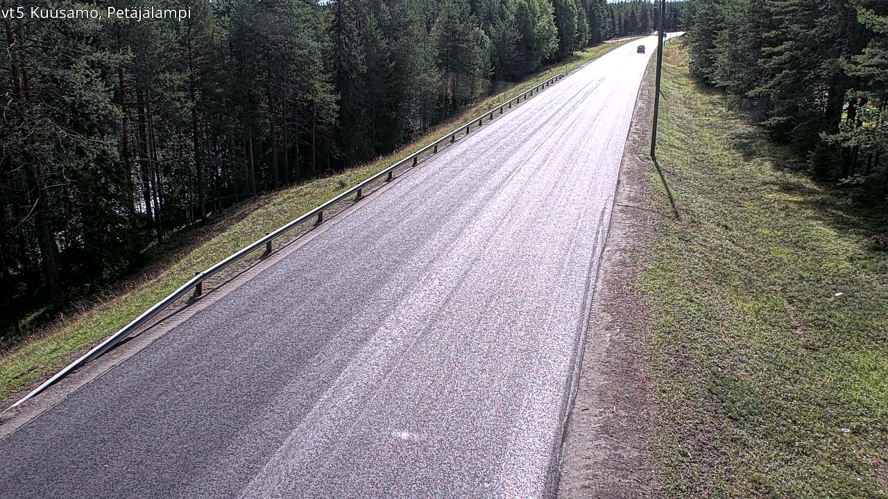 Weather Camera Image Road 5 Kuusamo, Petäjälampi, Kuusamo, Pohjois-Pohjanmaa
