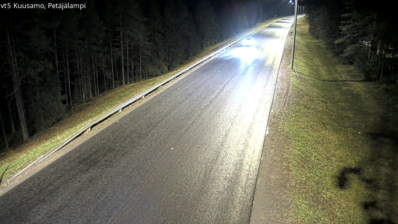 Weather Camera Image Road 5 Kuusamo, Petäjälampi, Kuusamo, Pohjois-Pohjanmaa