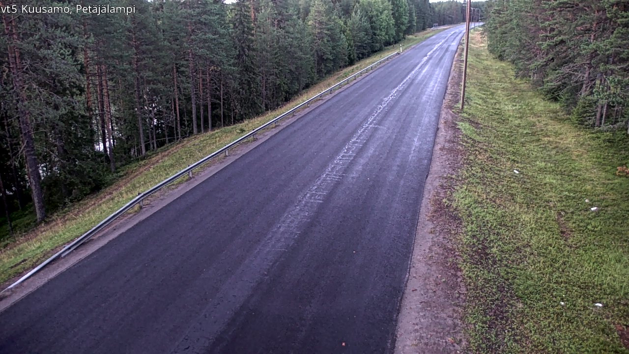 Kelikamerat Kuva Tie 5 Kuusamo, Petäjälampi, Kuusamo, Pohjois-Pohjanmaa