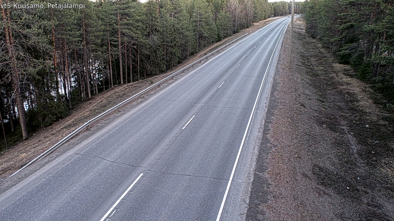 Kelikamerat Kuva Tie 5 Kuusamo, Petäjälampi, Kuusamo, Pohjois-Pohjanmaa
