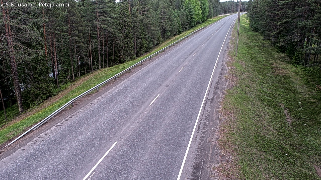 Kelikamerat Kuva Tie 5 Kuusamo, Petäjälampi, Kuusamo, Pohjois-Pohjanmaa