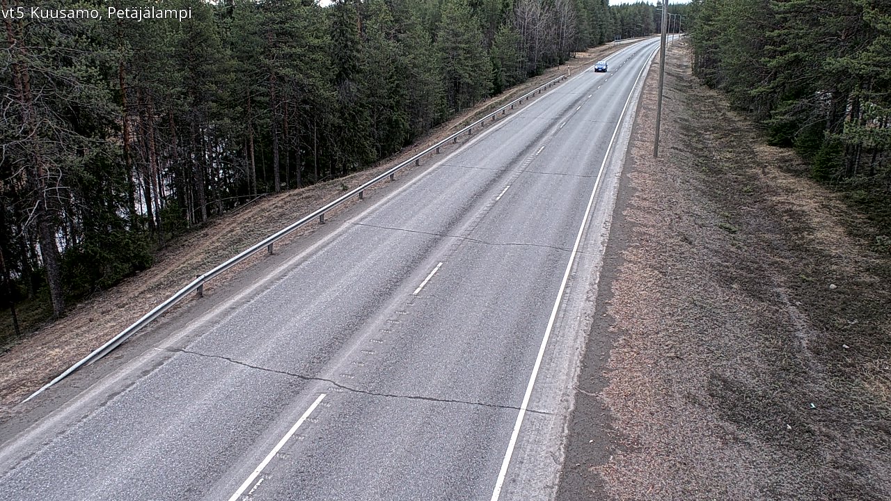 Kelikamerat Kuva Tie 5 Kuusamo, Petäjälampi, Kuusamo, Pohjois-Pohjanmaa