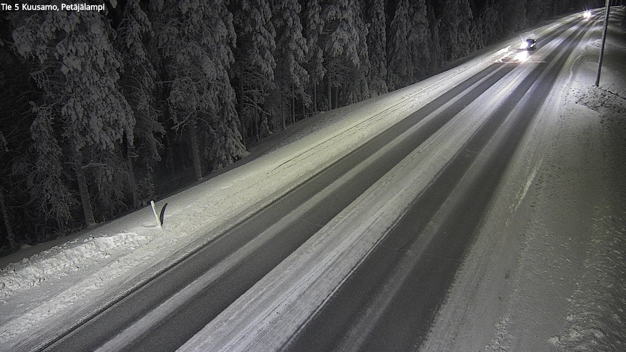 Kelikamerat Kuva Tie 5 Kuusamo, Petäjälampi, Kuusamo, Pohjois-Pohjanmaa