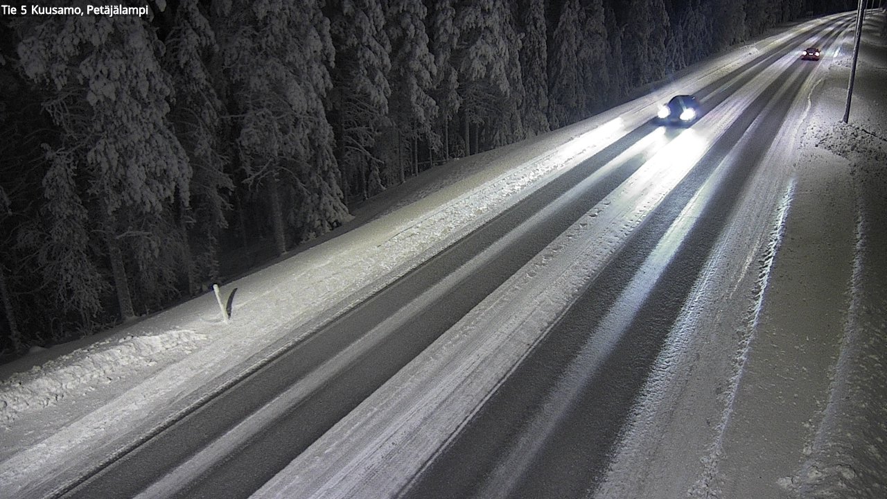Kelikamerat Kuva Tie 5 Kuusamo, Petäjälampi, Kuusamo, Pohjois-Pohjanmaa