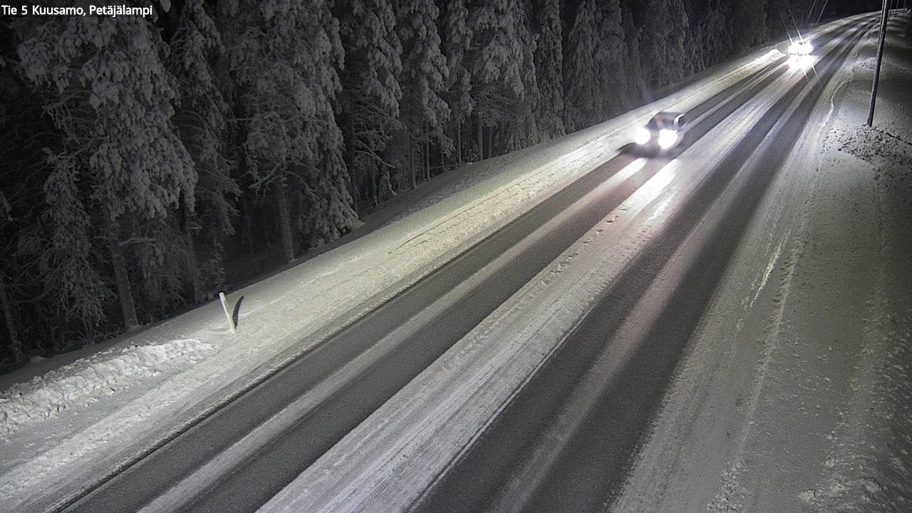 Kelikamerat Kuva Tie 5 Kuusamo, Petäjälampi, Kuusamo, Pohjois-Pohjanmaa