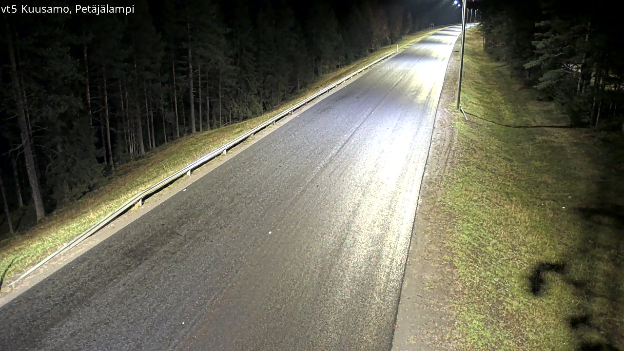 Weather Camera Image Road 5 Kuusamo, Petäjälampi, Kuusamo, Pohjois-Pohjanmaa